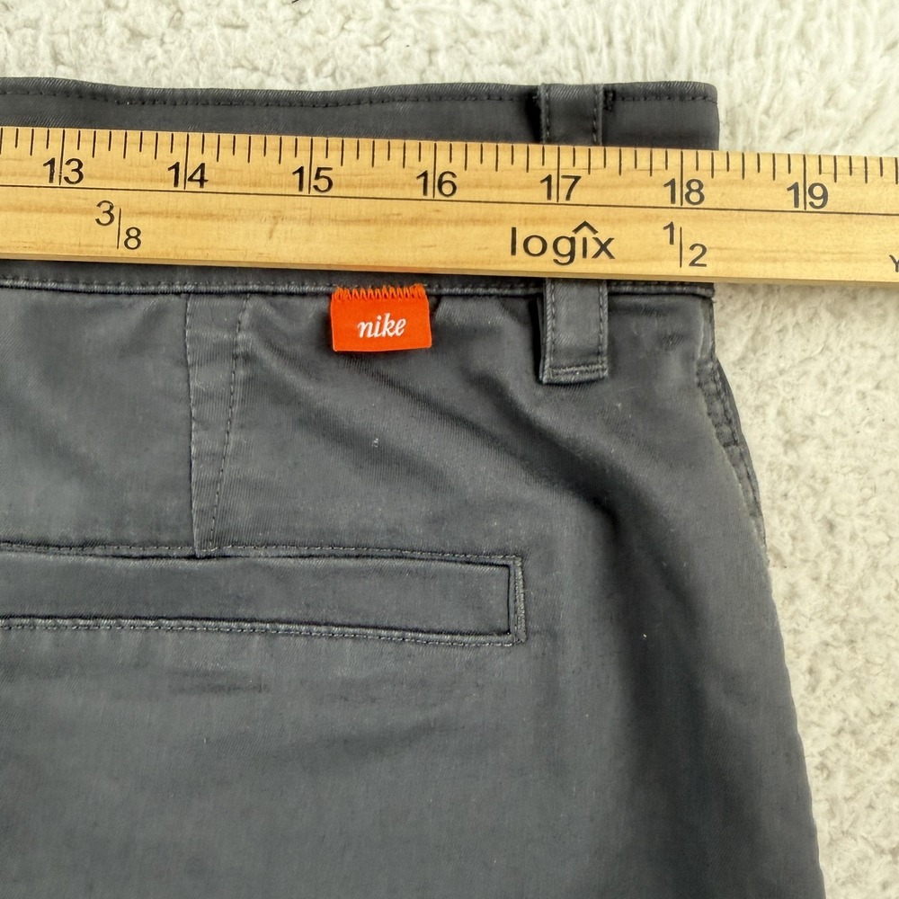 Nike Dri-FIT Golf Pants Mens 36x32 (36x29) Gray Standard Fit Khakis DA4089-070 - Picture 6 of 9